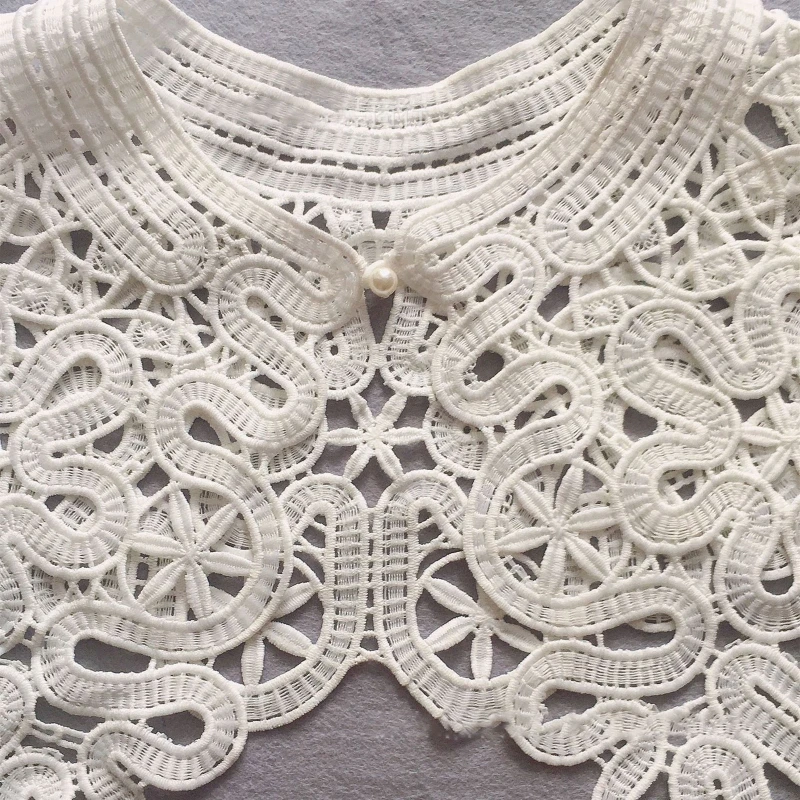 False Collar Lace Detachable Collar Venise Lace Neckline Embroidery Collar