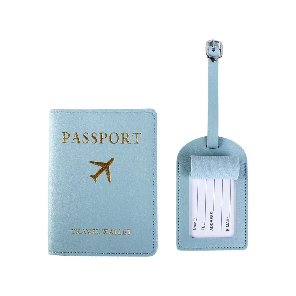 Label Passport Card Case Name ID Address Travel Accessories Passport Holder Luggage Tag Passport Cover Airplane Suitcase Tag