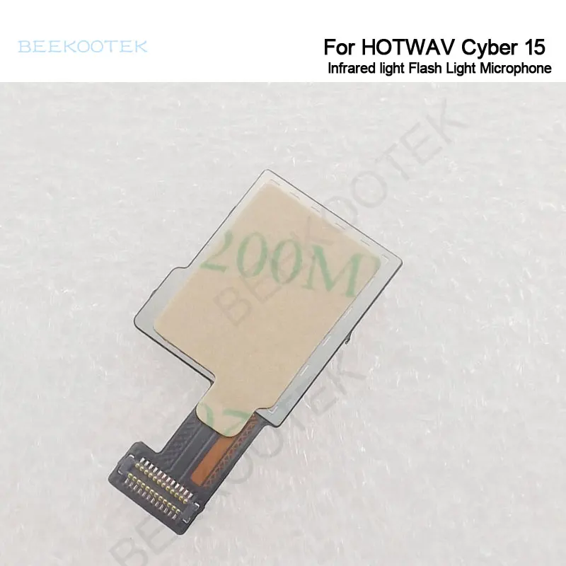 Neue Original HOTWAV Cyber 15 Infrarot licht Blitzlicht Mikrofon Modul Kabel flex FPC Für Hotwav Cyber 15 Smart Telefon