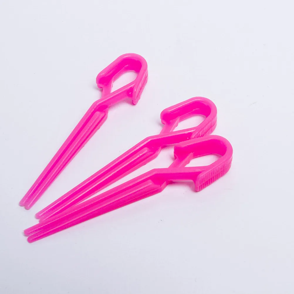 

Пластиковые маленькие цветные заколки для волос для холодной завивки и использования парикмахерами