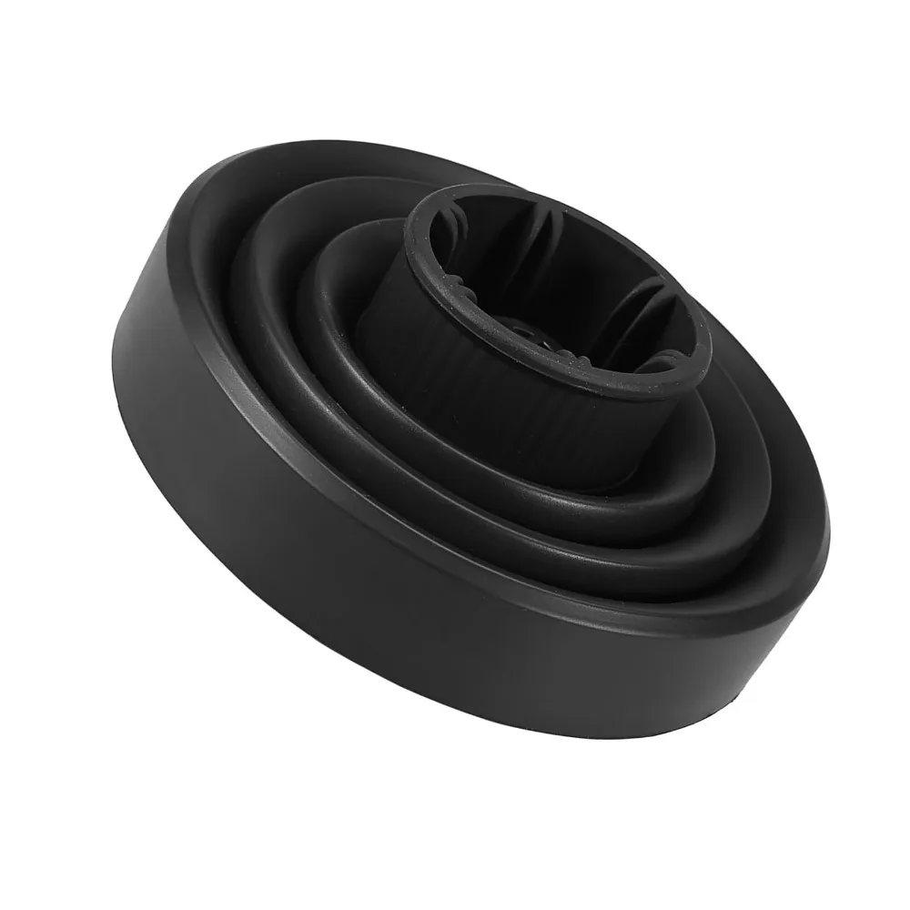 Black Foldable Hairdryer Diffuser Professional Lightweight Folding Hair Blower Diffuser Salon Grade Portable