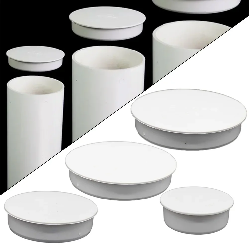 1pcs PVC Pipe Cap Decor Cover Thickened Blocking Cap Sewer Pipe Insect Proof Pipe Cap Protective Cap 50/75/110/160mm ﻿