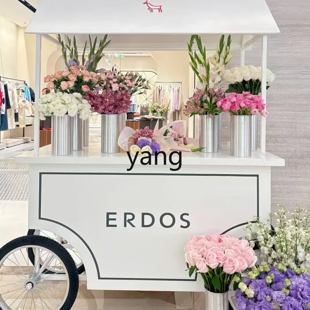 

LMM Creative Food Cart Booth Rack Event Festival Decoration Cosmetics Display Trolley