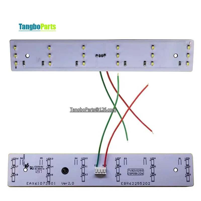 EBR255202 EAX6 White Light 12V Refrigeration LED Light Strip For LG GR-C2075THE Refrigerator Replacement