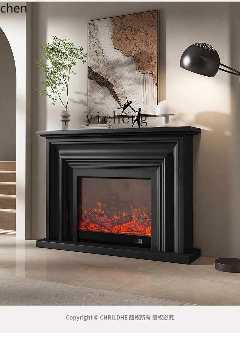 HXL モダンでシンプルなリビングルームの装飾キャビネット ミニマリストの白いマントルシミュレーション家具