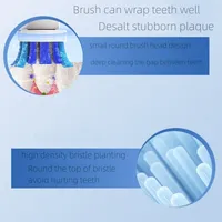 4PCS Dupont Bristle Electric Toothbrush Heads Whiten Teeth/Daily Clean/Precison Cleaning/Soft Care Teeth Function For Oral B 5