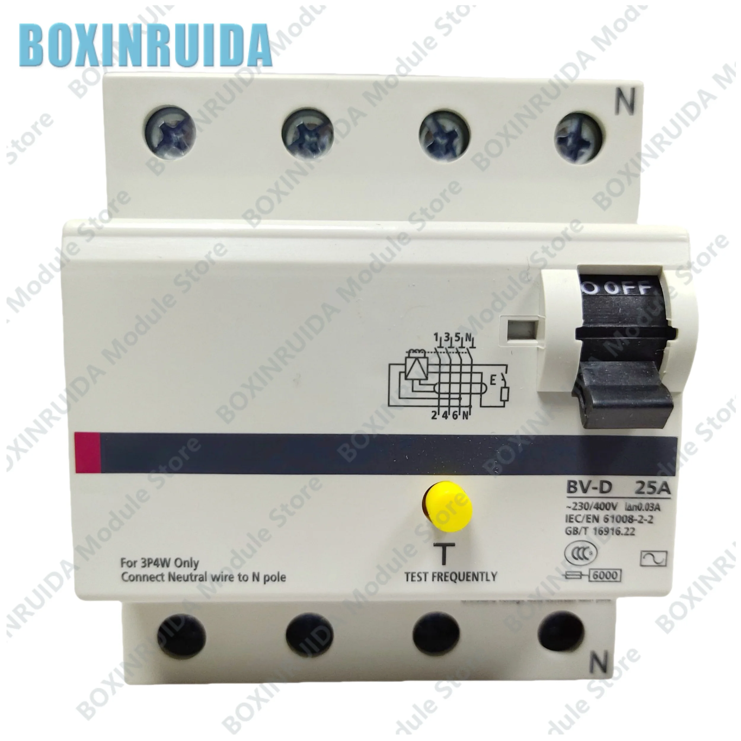 Brand new original Small residual current circuit breaker BV-D 4P 25A 40A 63A