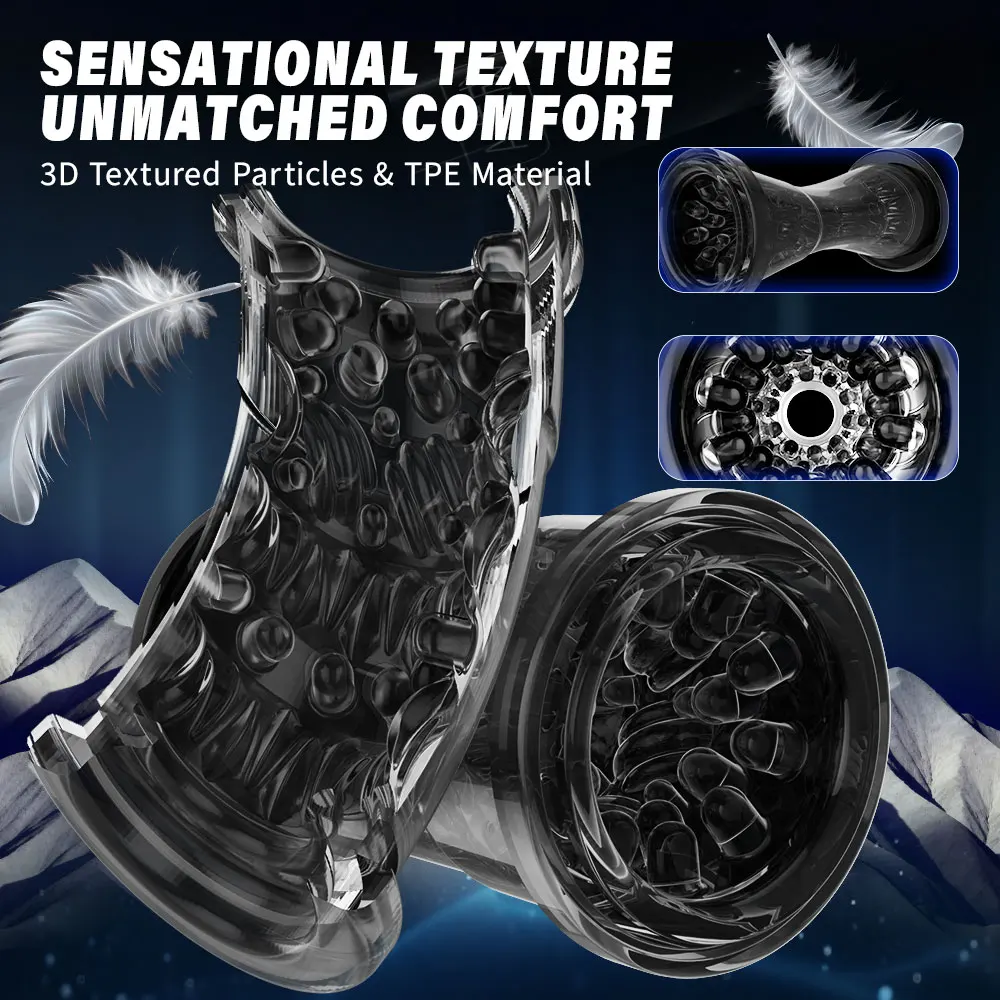Telescopic Rotation Male Masturbator 3D Realistic Sleeve Vagina Masturbation Equipment Sex Toys for Men Automatic Mastubator view 4