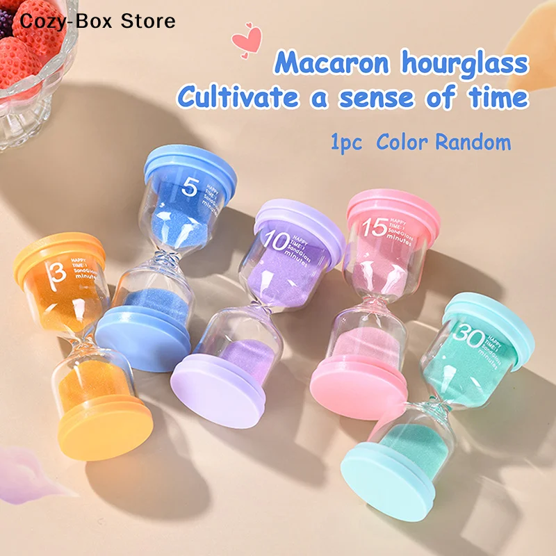 [ZY]1PC 3/5/10/15/30 Minutes Colorful Sandglass Gift Toy Sand Timer Hour Glass Home Decoration Sand Clock[ZY]