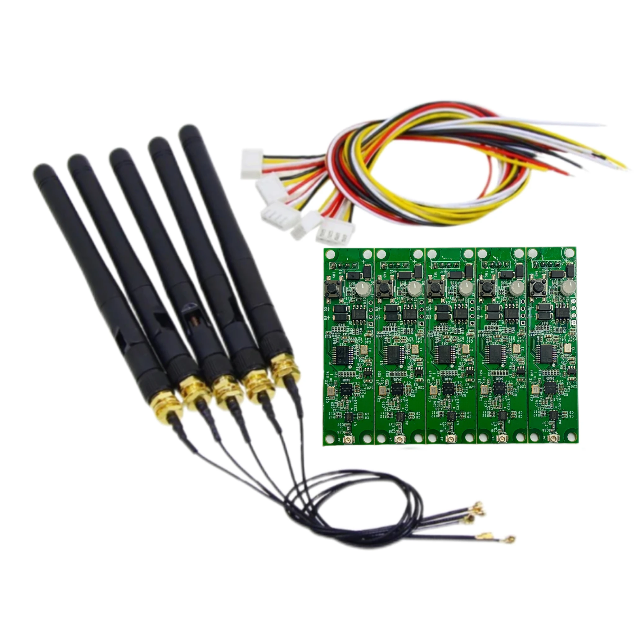 Controlador inalámbrico A9 2,4G ISM DMX módulo PCB 2 en 1 receptor transmisor DMX512 para luz de escenario incorporado DIY 485EE