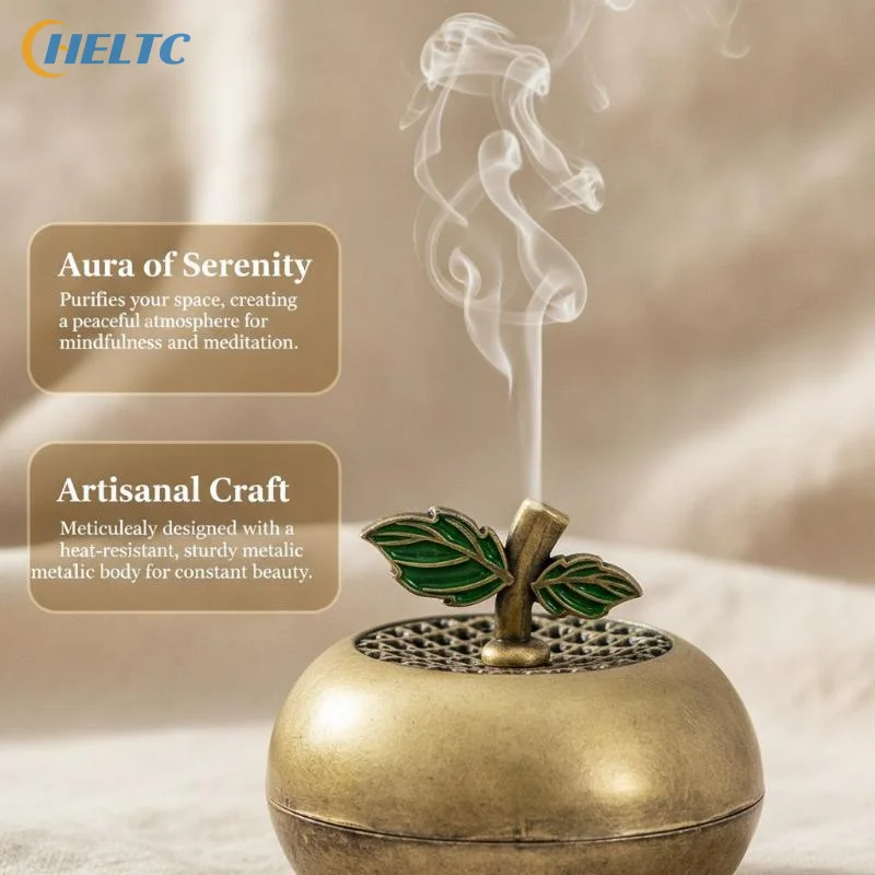 1*Mini Incense Holder Retro Creative Aromatherapy Burner Incense Burner Base Home Decorative Indoor/tea Room/soothing Purifying