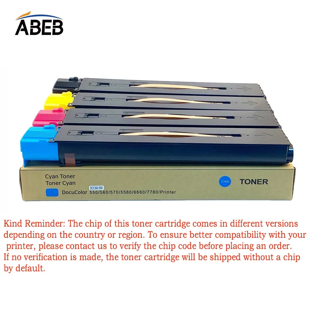 Cartucho de Tóner C60 de 600g para Xerox Color C60 C70, Tóner Compatible de Alta Calidad Importado