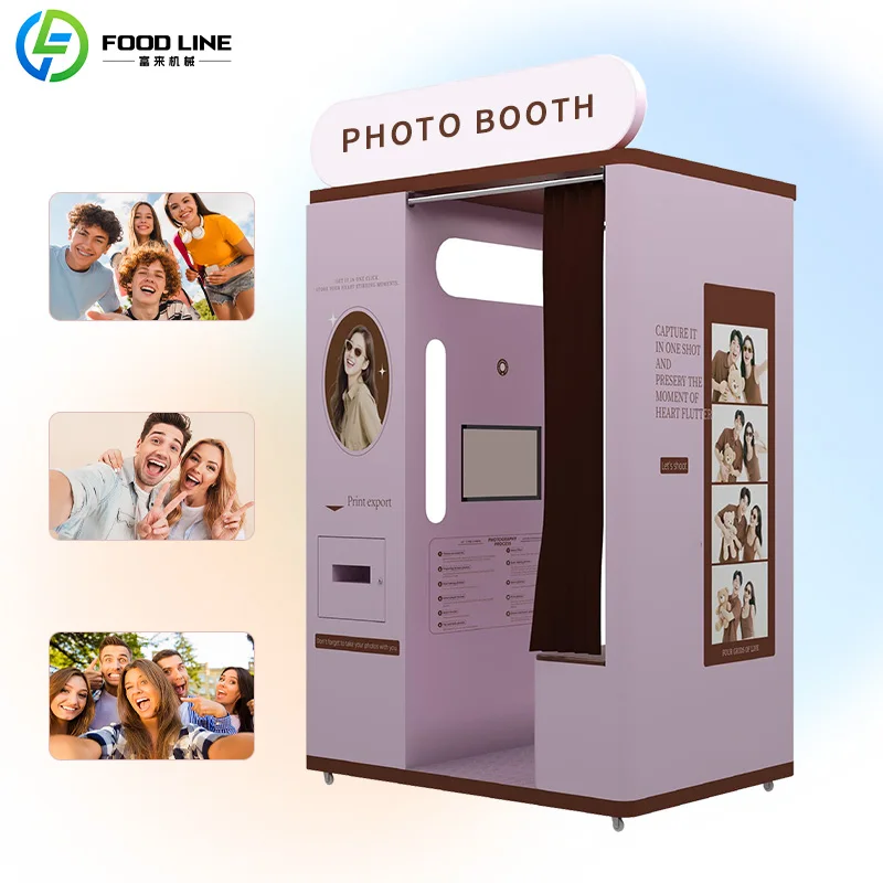 Camera Printer Touch Screen Station Wedding Party Commercial Selfie Photo Booth Customized