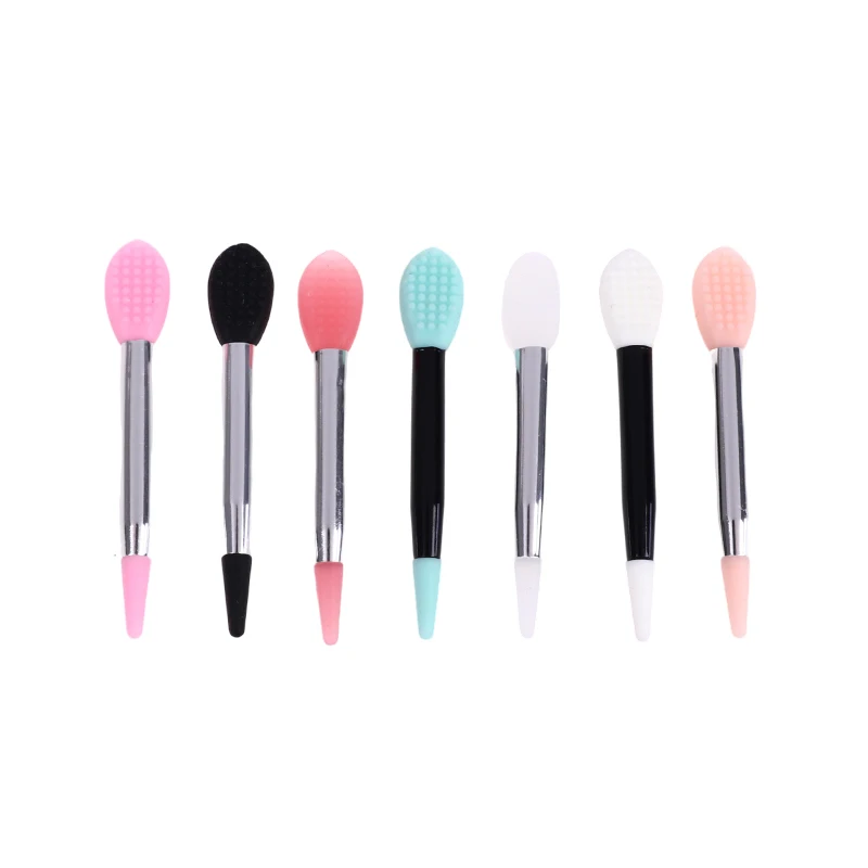 1Pcs Soft Silicone Lip Balms Lip Mask Brush With Sucker Dust Cover Lipstick Cosmetic Makeup Brushes Lipstick Brush Storage Box