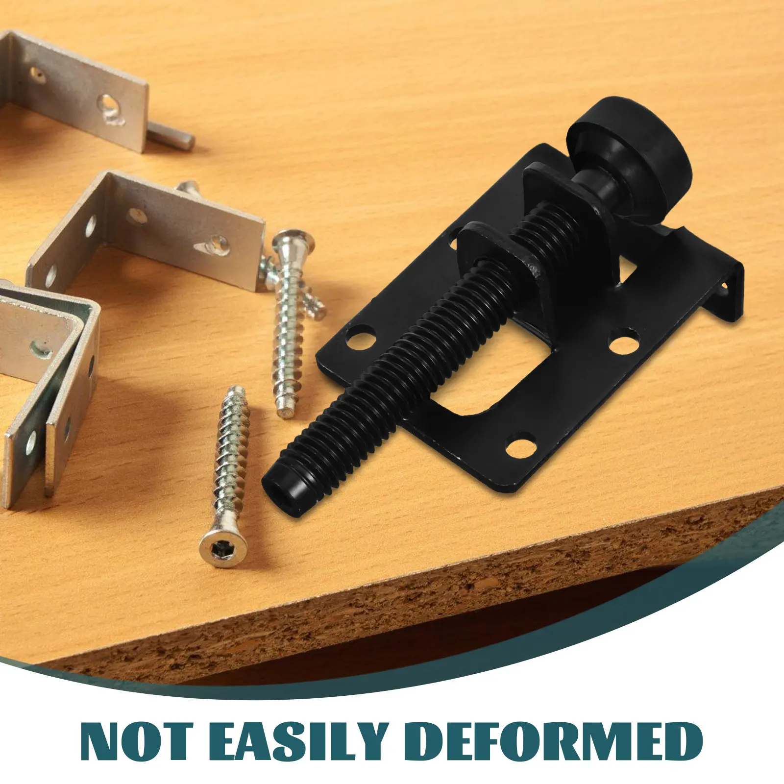 4pcs Adjustable Heavy-Duty Furniture Leveling Feet with Anti-Slip Sidemount for Tables, Cabinets, Dressers, Workbenches