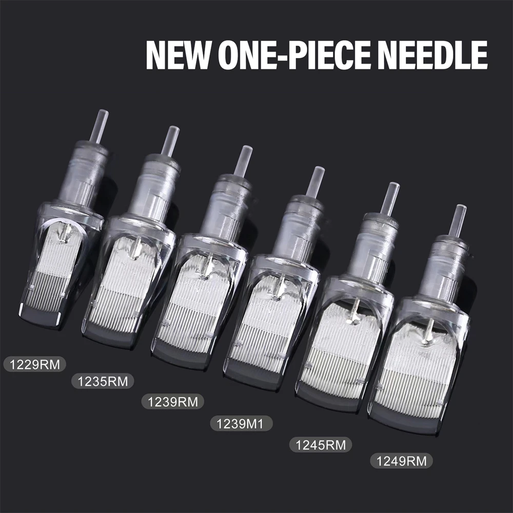 10Pcs High Quality Large Row Needles Stainless Steel Sterilized Tattoo Needles Cartridge For Big Pattern And Shadow Coloring