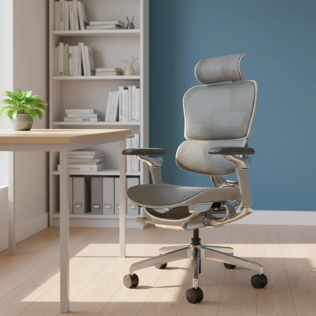 

High Quality Swivel Ergonomic 8D Arm-rest Executive Office Chair Aluminum Mesh Reclining Computer Ceo Study Manager Chair Luxury