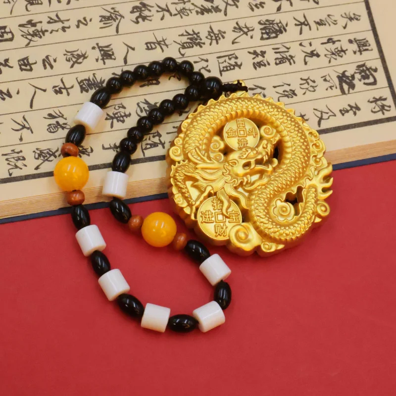 Nianlong Handheld Ornament Home Decoration Daily Progress Dragon Brand Gold Portable Play Self-Sale