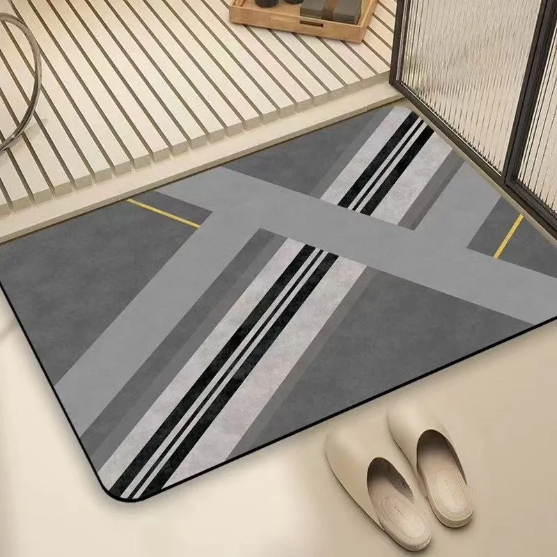 Bathroom absorbent diatom mud toilet  doormat toilet toilet floor mat toilet carpet