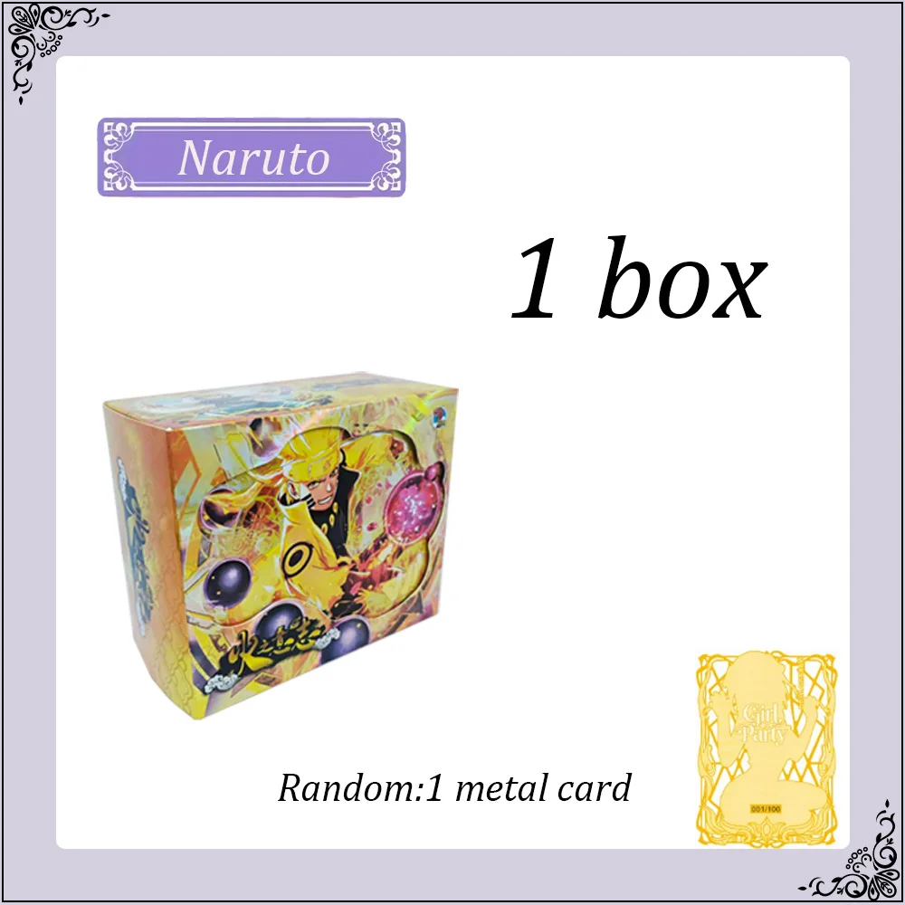 Naruto Will to Fire Complete Series Card Booster Box Full Set Naruto Anime Rare TCG Collection CardsToy Gifts