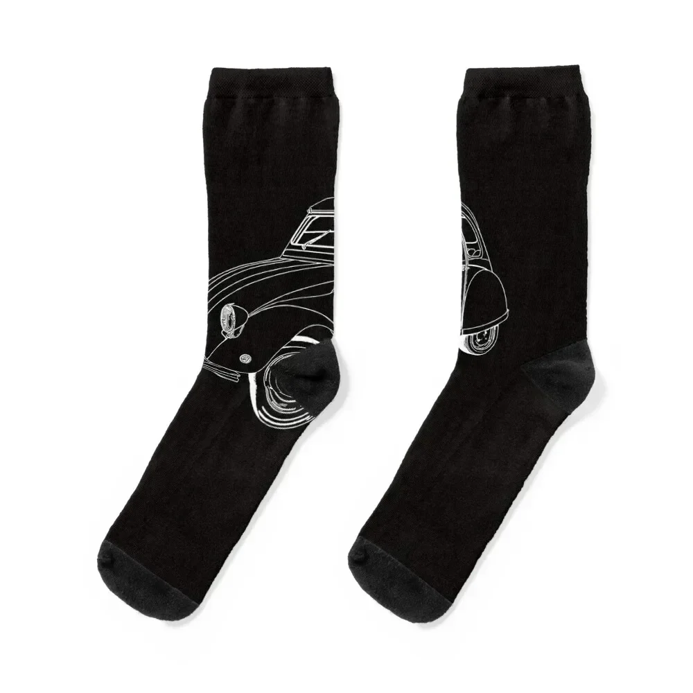 

2CV, the duck, French car, classic car Socks anime soccer anti-slip New year's designer Socks Men's Women's