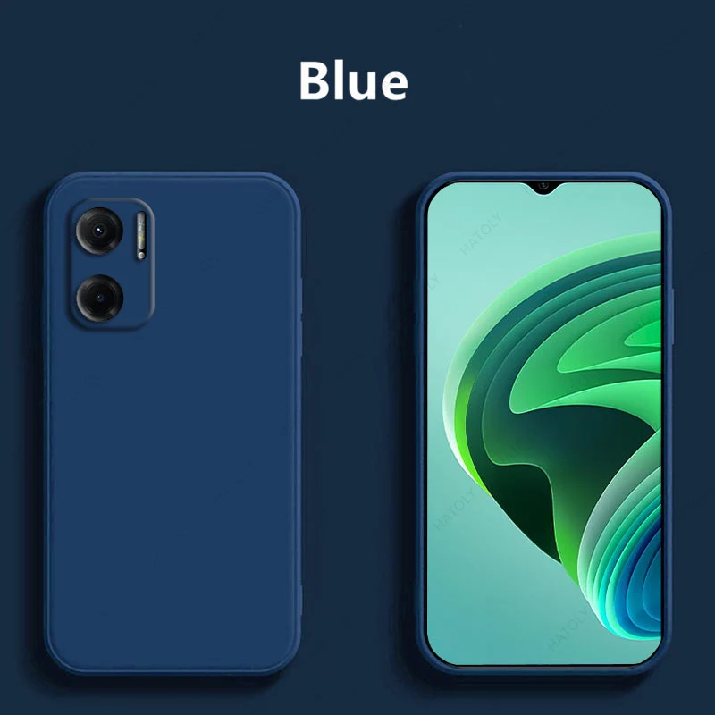 For Xiaomi Redmi Note 11E Case for Redmi Note 11E Shell Liquid Silicone soft skin capa bumper Phone Cover for Redmi Note 11E