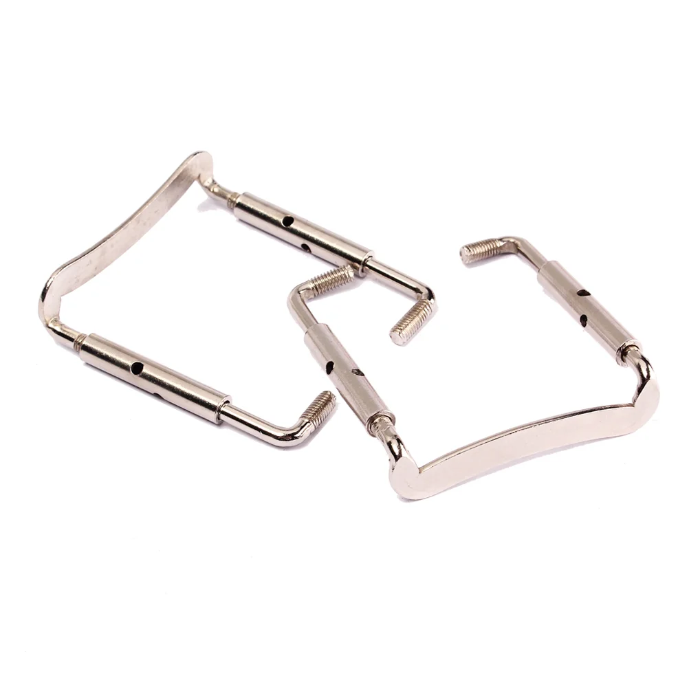 2pcs Plated Violin Chinrest Chin Rest Clamp Screw Durable Chinrest Replacement Parts violin chin rest screws