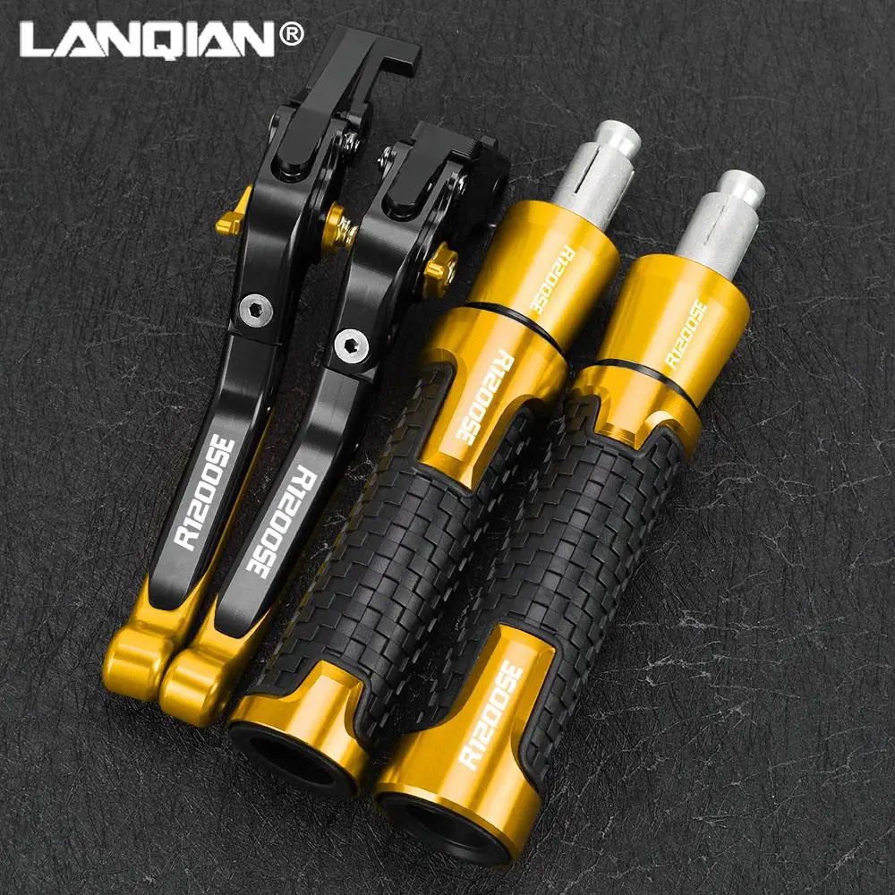 Motorcycle CNC Aluminum Brake Clutch Levers & Handbrake Handlebar Grip Handle Hand Grips For BMW R1200SE R 1200SE 2014-2023 2022