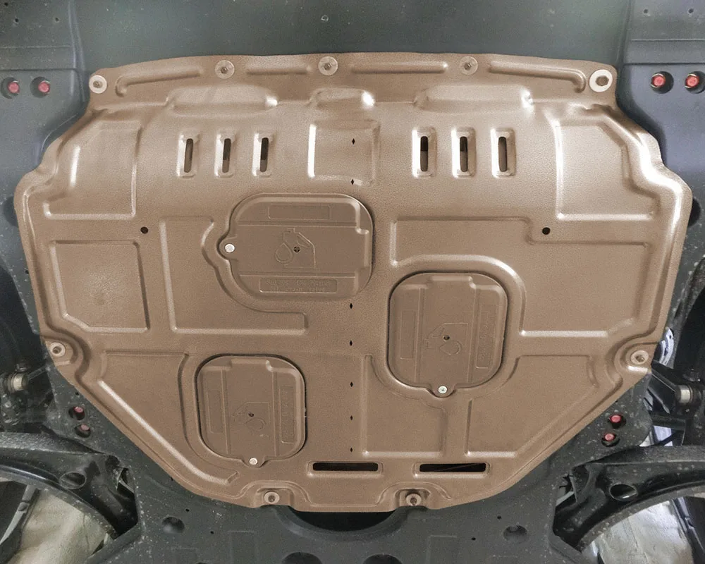 اكسسوارات السيارات الأسود تحت المحرك الحرس قطعة من نسيج مجلس سبلاش درع الطين الحاجز لوحة لوحة لهوندا كريدر 2019 - 2024 1.0T #3