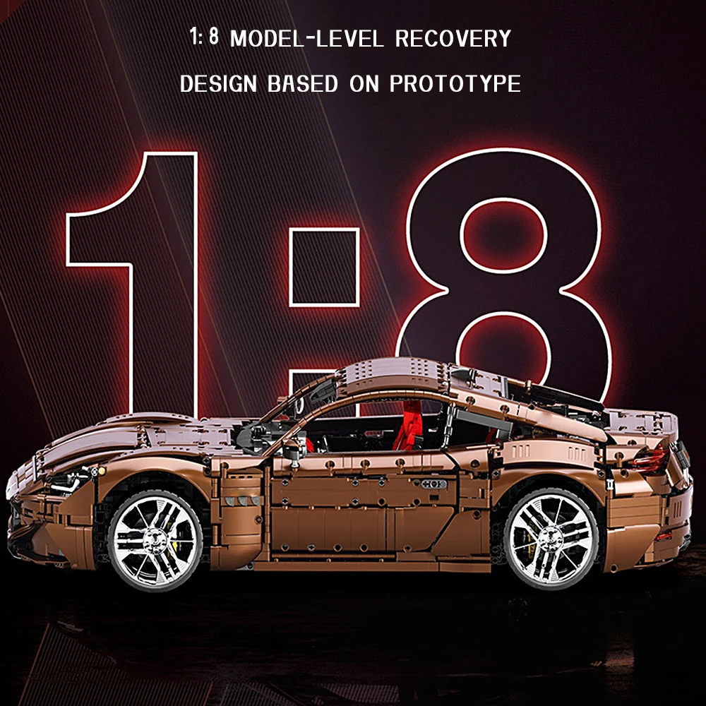 

Коллекционный конструктор: Гоночный спортивный автомобиль с дистанционным управлением, ультра-детализированная модель для сборки, для взрослых, домашний декор, игрушка, подарок