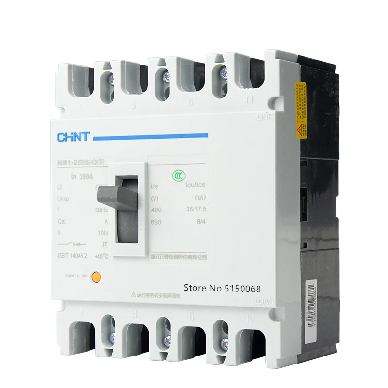 Imagem -06 - Mccb Moldou o Interruptor do Case Nm1 Ezc100 Nsx100 Nsx100n Ezc100f Ezc100h 10a630a 3p 4p 125a 160a 200a 250a 350a 630a