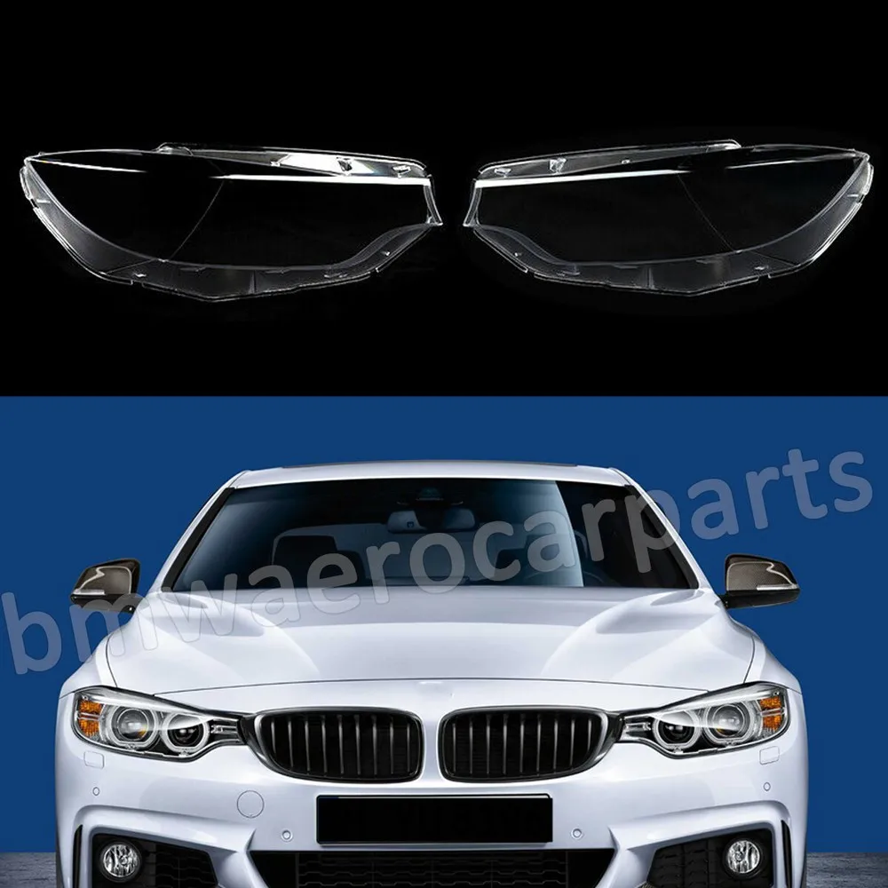 

Пара передних фар, крышка объектива для BMW 4 серии F80 F82 F32 F33 F36 2013-2021, абажур для фар, прозрачный корпус
