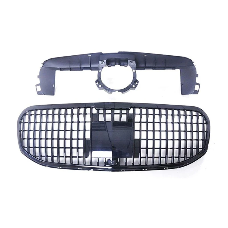 

Modified MAYBACH Style ABS Car Front Grills for Mercedes Benz GLS X167 Front Bumper Grille 2019-2023