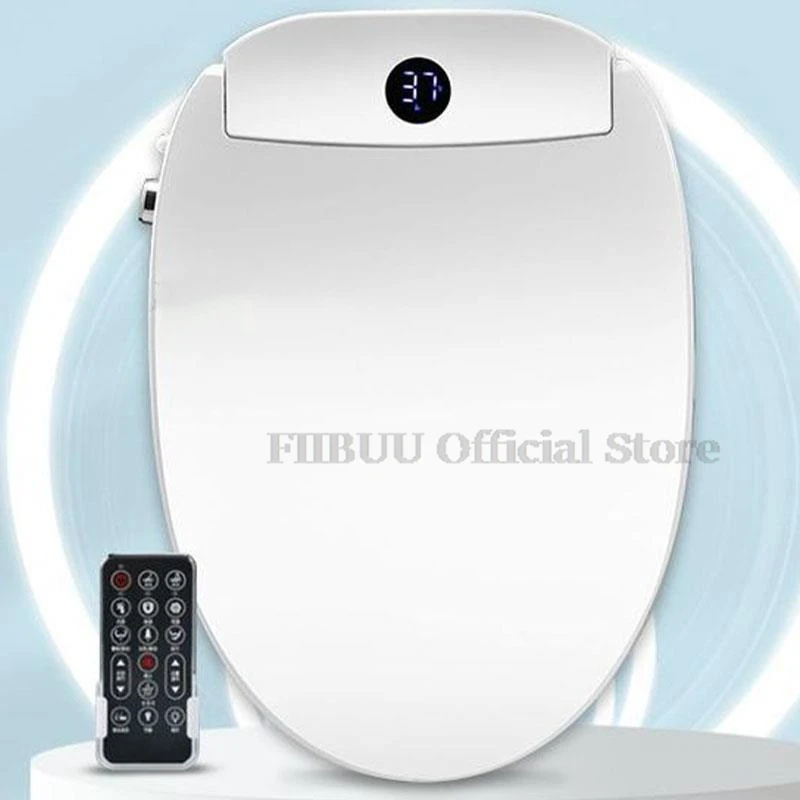 Smart Toilet Seat Cover para Banheiro Lavagem de Nádegas Bocal Oscilante de Aquecimento Luz Noturna Secagem a ar Quente