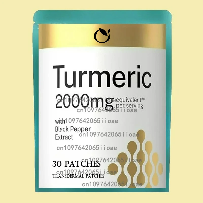 30 cerotti per curcuma e curcumina, cerotti transdermici, supporto muscolare