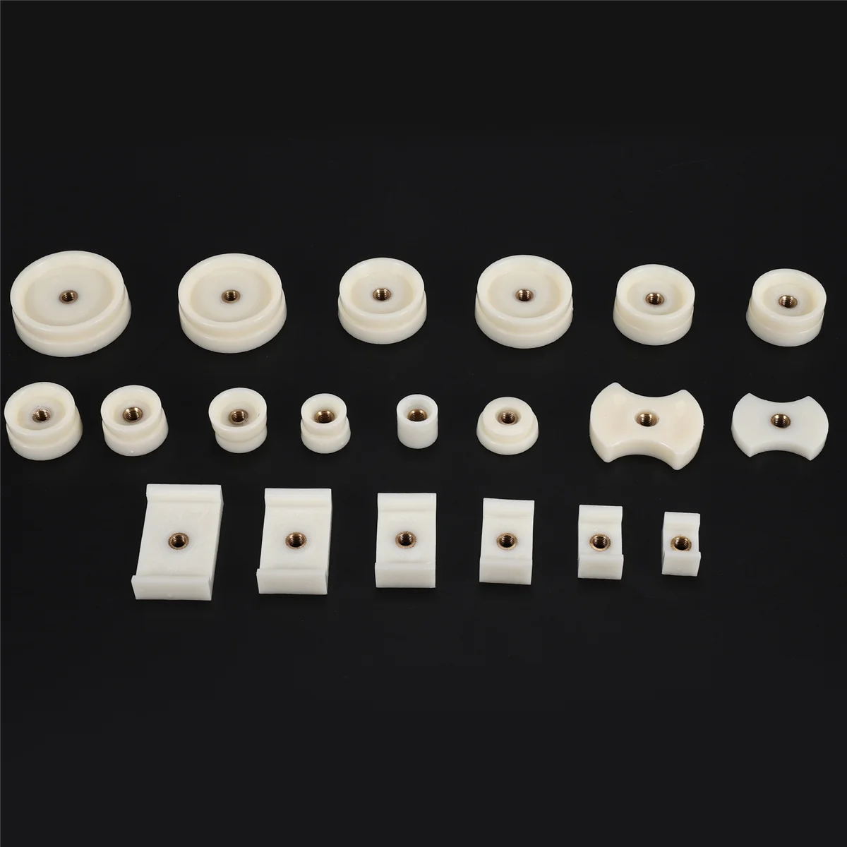 Набор из 20 штампов для задней панели часов ABQR, комплект для ремонта часов, круглый и прямоугольный