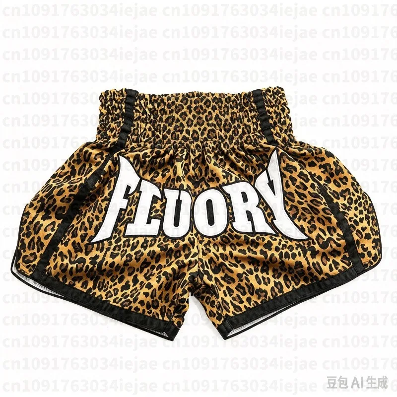 Muay Thai Shorts Men Women Kids Thai Boxing Shorts Premium Kickboxing Fight Training MMA Pants
