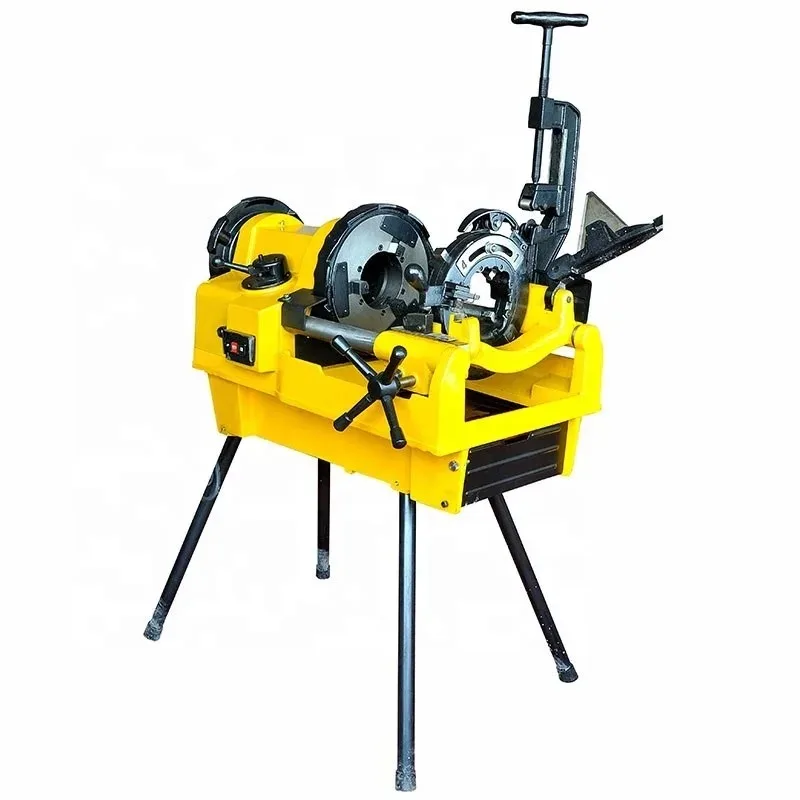 Heavy Duty Electric Pipe Thread Cutting Equipment High Load Industrial Tube Thread Processing Machine