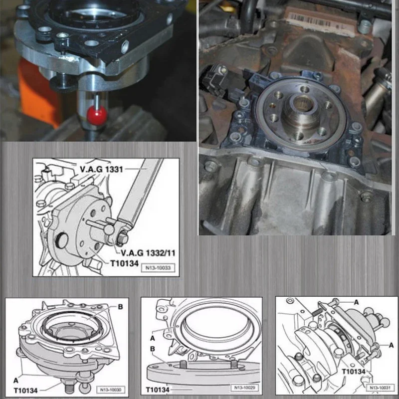 T10134 CRANKSHAFT REAR SEAL INSTALLER TOOL For VAG VW/AUDI Crankshaft rear oil seal installation tool