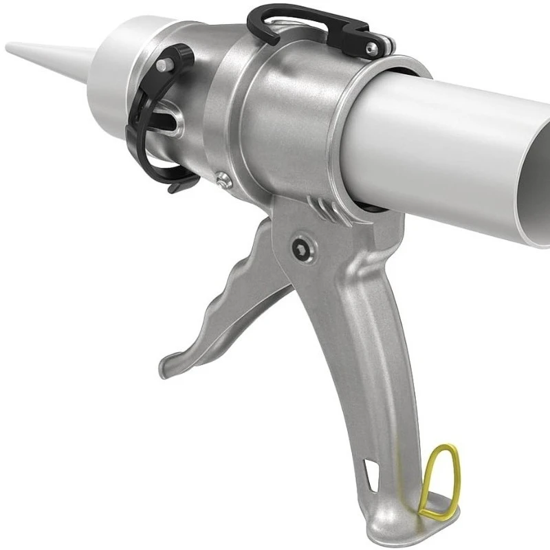 

New aluminum alloy glass glue gun, drip-free and labor-saving, ultra-short portable glue gun