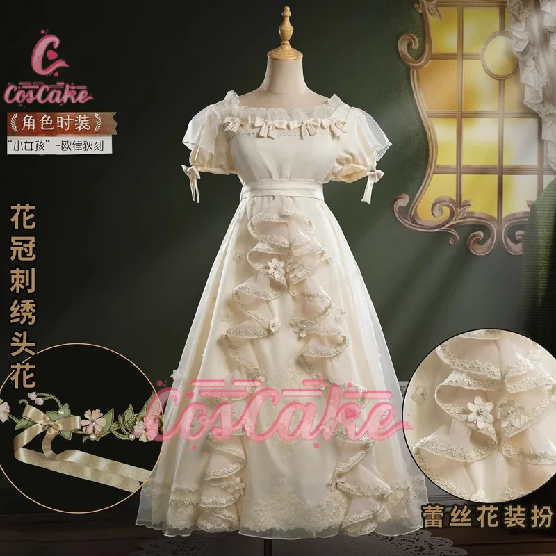 Games Identity V Little Girl Memories Cosplay Costume Eurydice Role Play Uniform Halloween Carnival Party Lolita Outfit Props