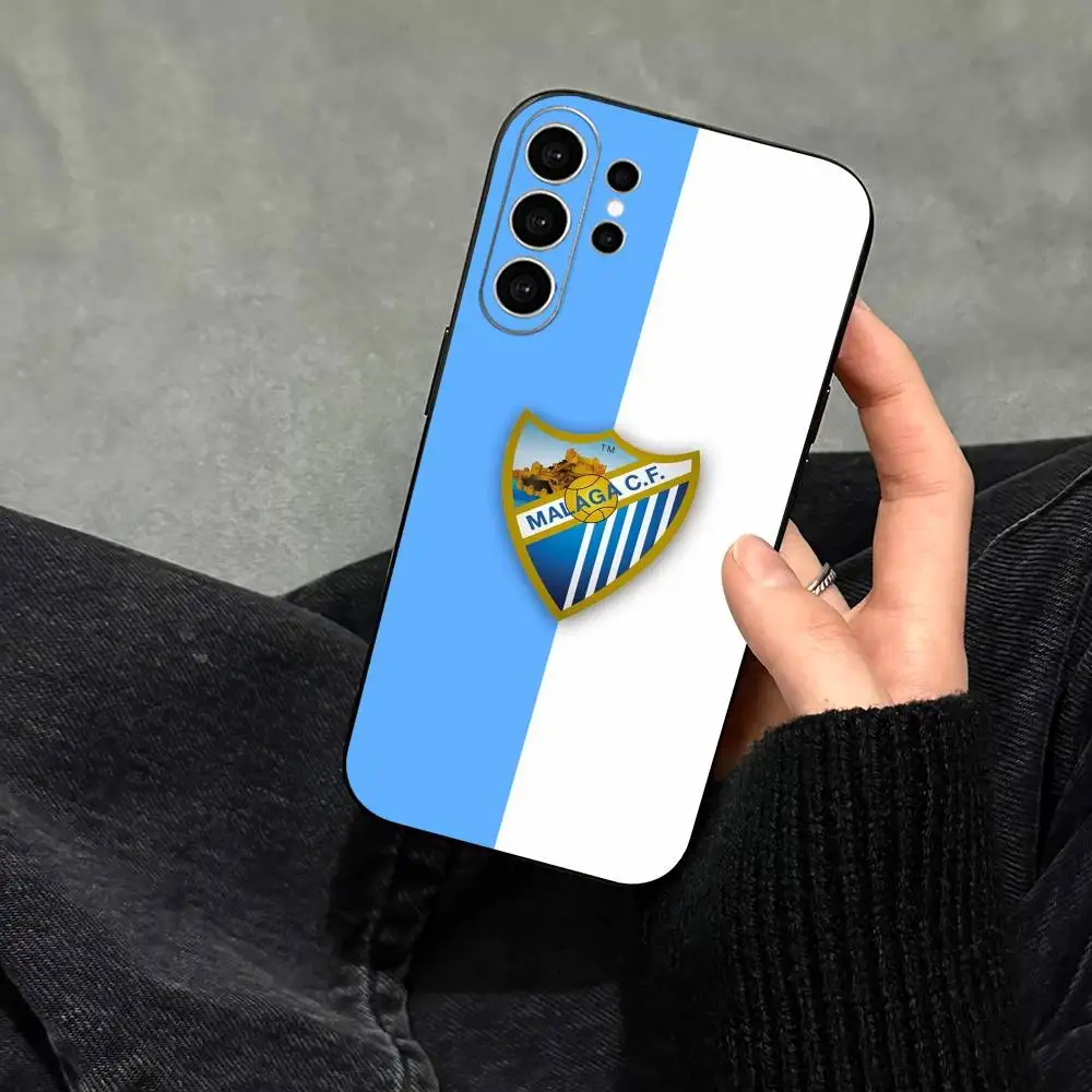 Football Cool M-Malaga CF   Phone Case For Samsung S25,S24,S21,S22,S23,S30,Ultra,S20,Plus,Fe,Note,10,9,5G Black Cover
