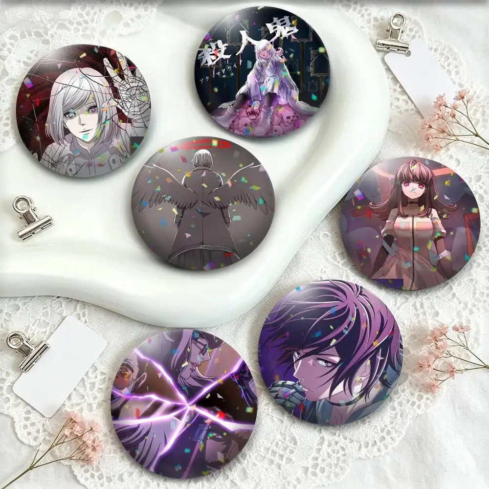 Anime A-Akudama Drive-E  25mm 32mm 44mm 58mm 75mm Brooches Badges Pins for Accessories Gift