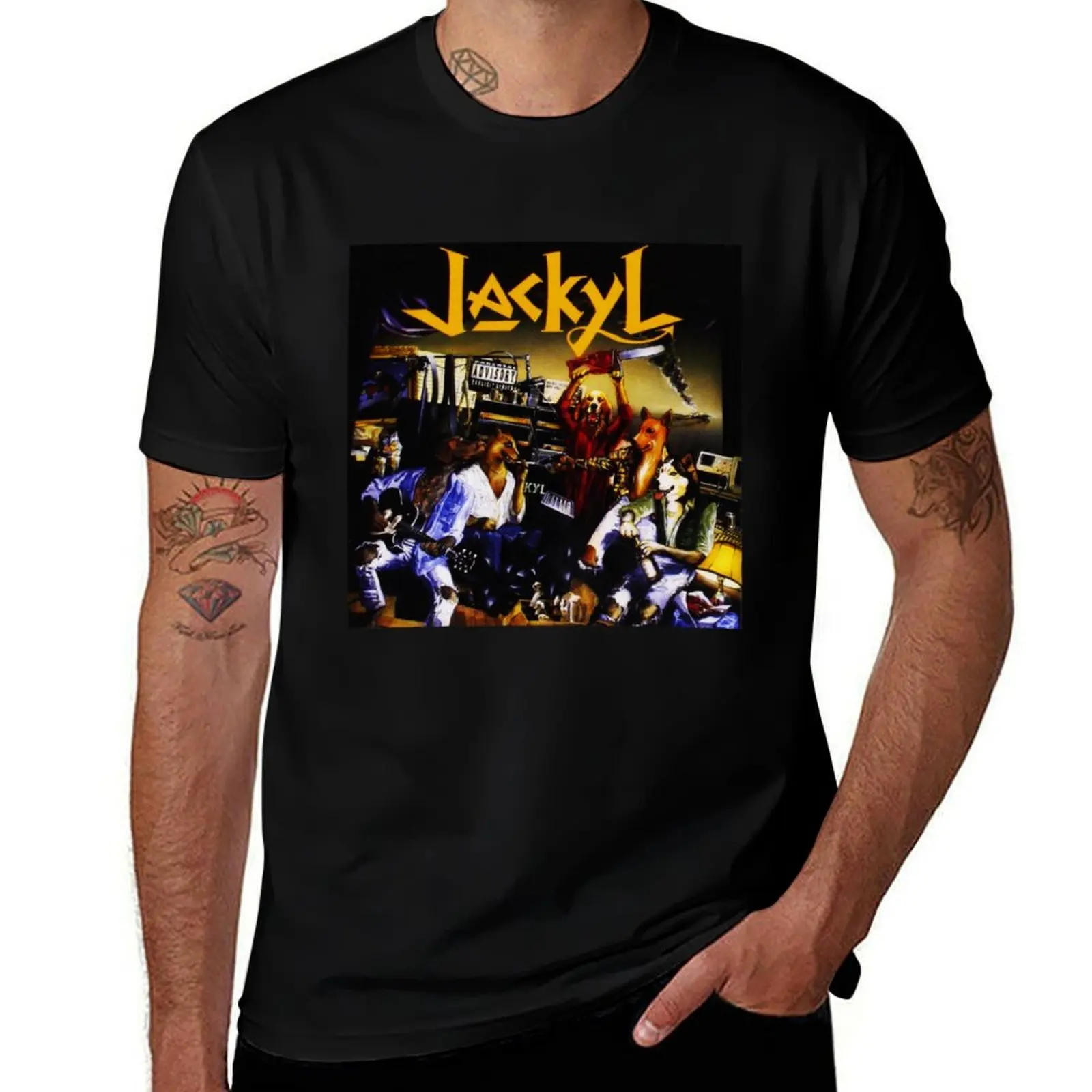 

Jackyl - Cover Album T-Shirt t shirts for man pack white t shirt for man 100 percent cotton t shirts for man pack cotton T-shirt