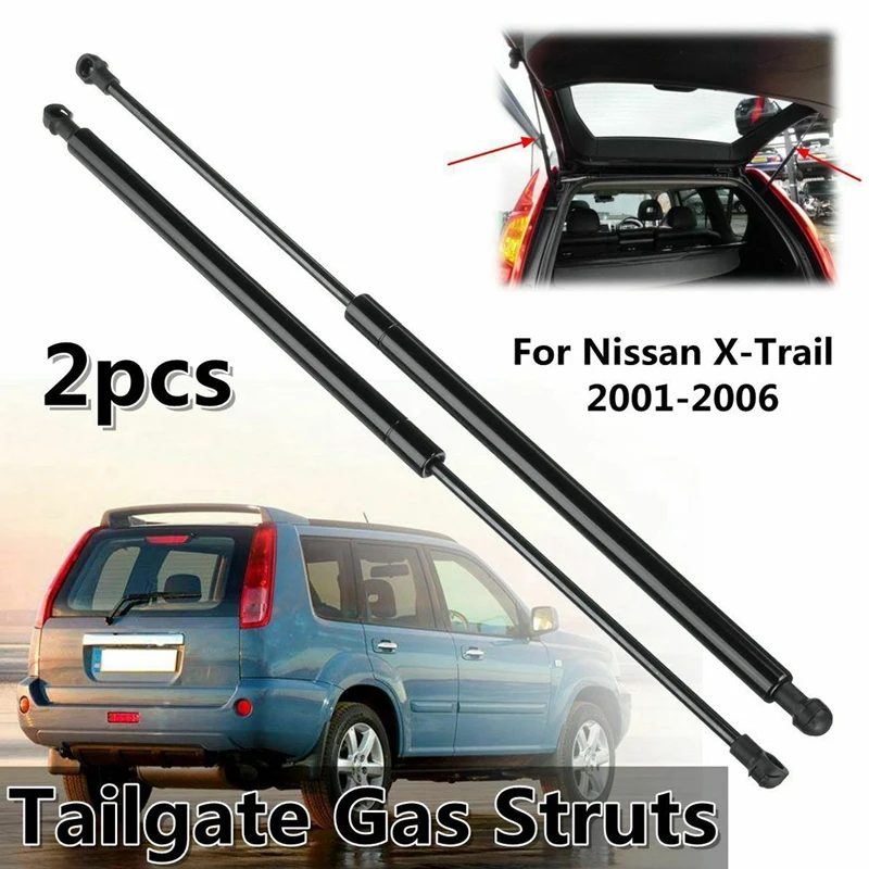 2Pcs Rear Tailgate Trunk Boot Gas Struts Lift Support Damper Spring For Nissan X-Trail 2001-2006 90450-8H31A 90451-8H31A