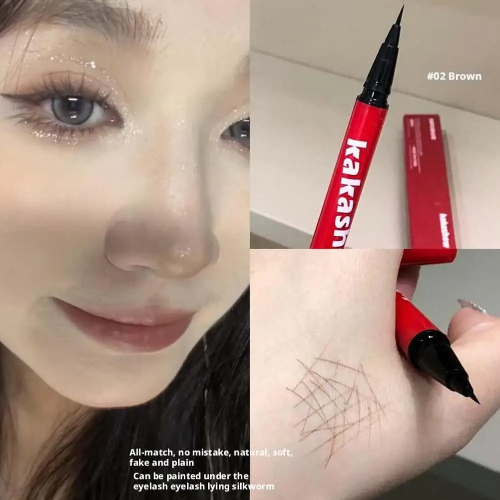 Eyeliner liquide Ultra fin, imperméable, séchage rapide, facile à appliquer, résistant aux débutants, X4G9