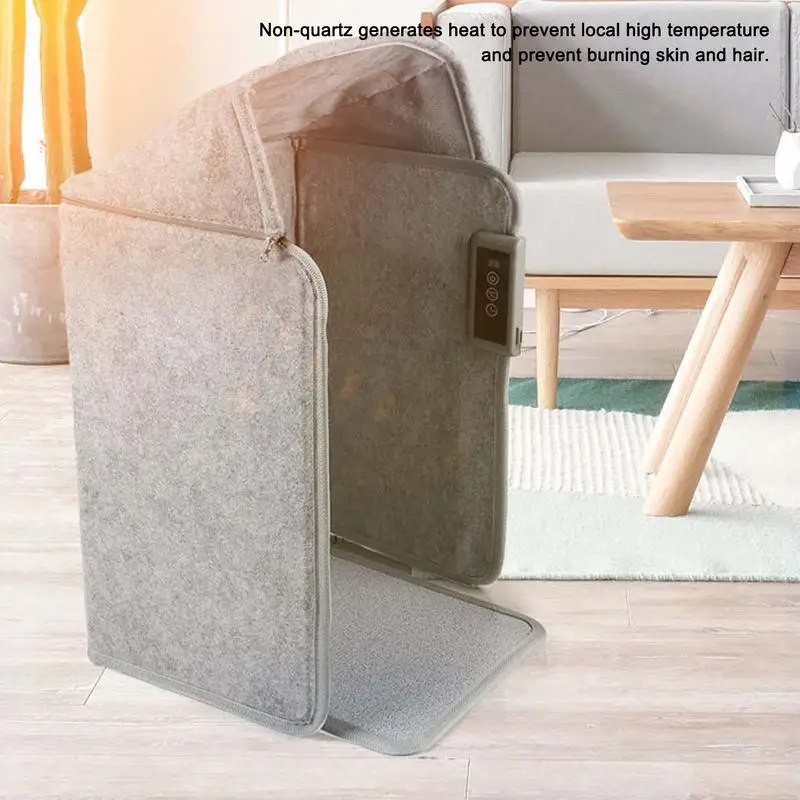 

portable universal Folding under-table heater Portable leg and foot warmers five round carbon crystal foot warmers supplies