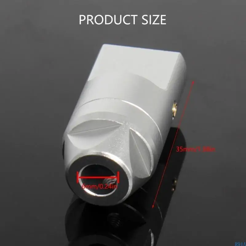 R91A قابلة للتخصيص USB3.0 النوع A موصل مقبس أنثى مع قذيفة سبيكة الألومنيوم لإصلاح كابل 6 مم