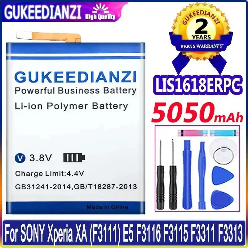 

High Performance 5050mAh LIS1618ERPC For Sony Xperia XA F3111 E5 F3116 F3115 F3311 F3313 Mobile Phone Battery
