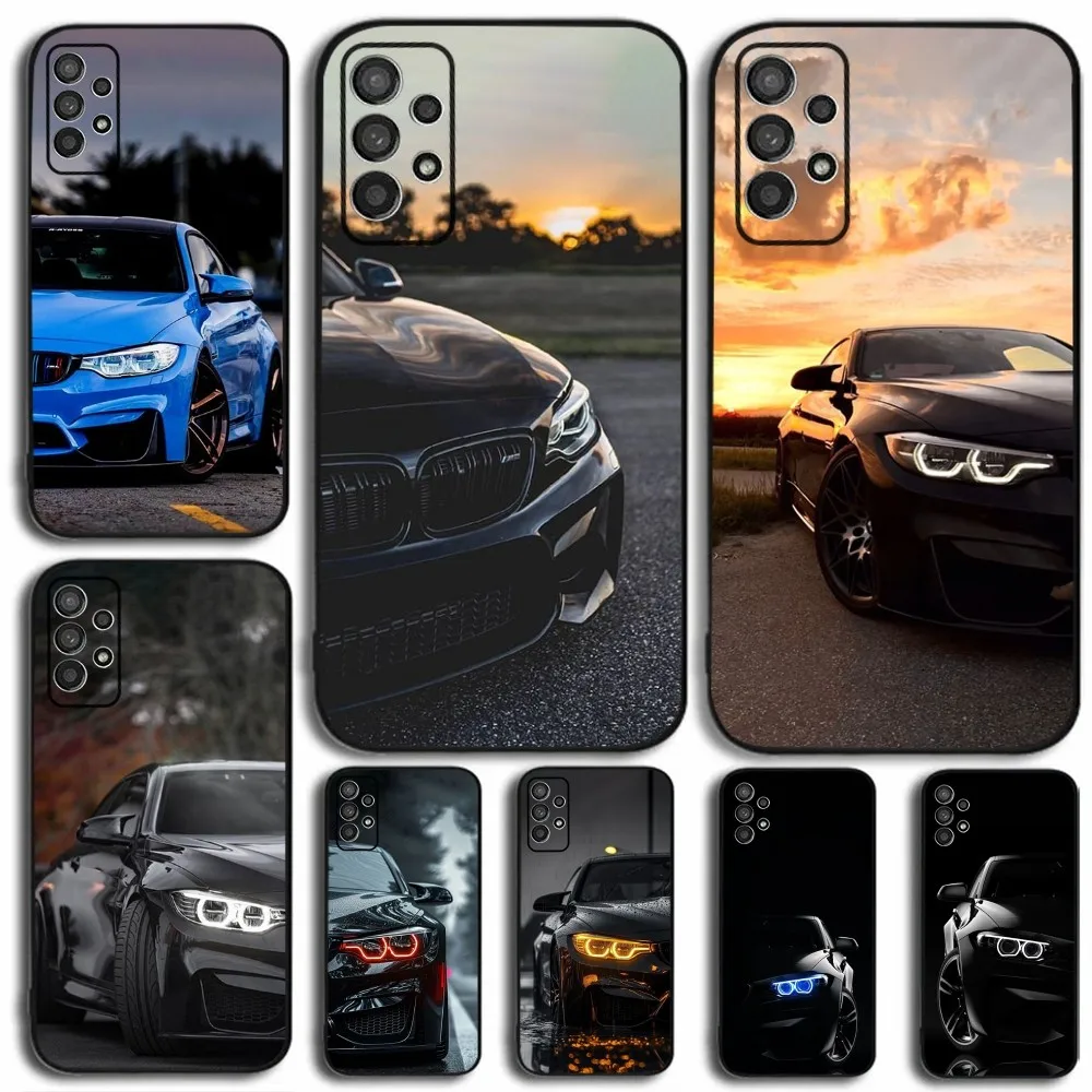 Blue Red Car Cool B-Bmwes Phone Case For Samsung Galaxy A13,A21s,A22,A31,A32,A52,A53,A71,A80,A91 Soft Black Cover